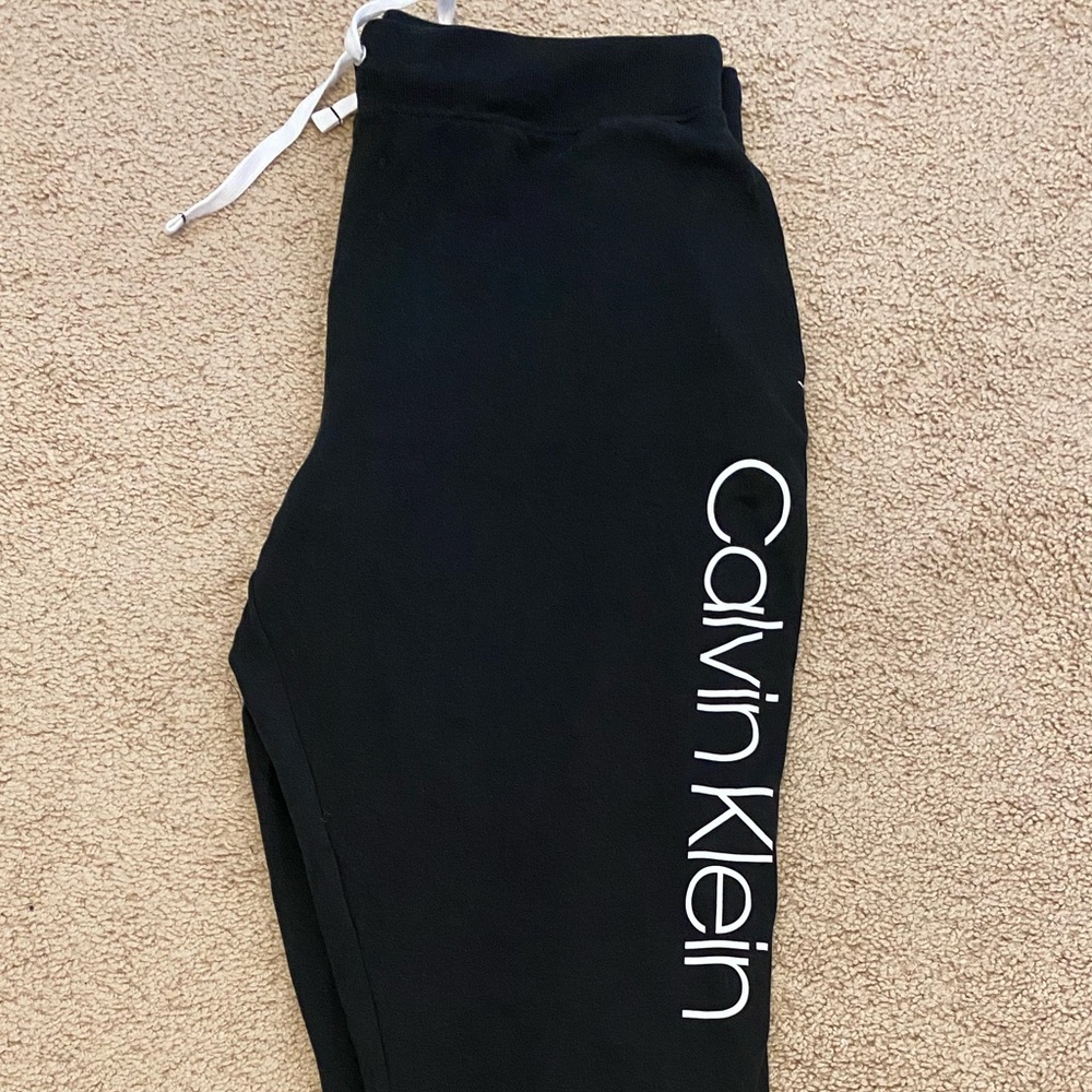 NWOT Calvin Klein Black Joggers